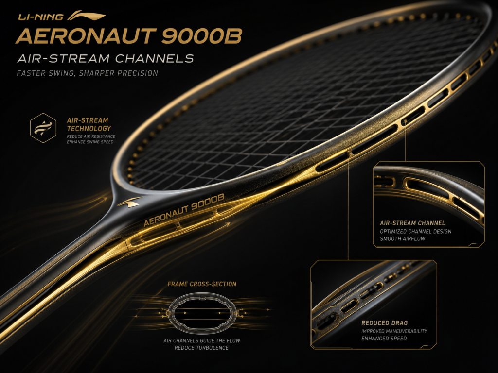 Li-Ning Aeronaut 9000B badminton racket