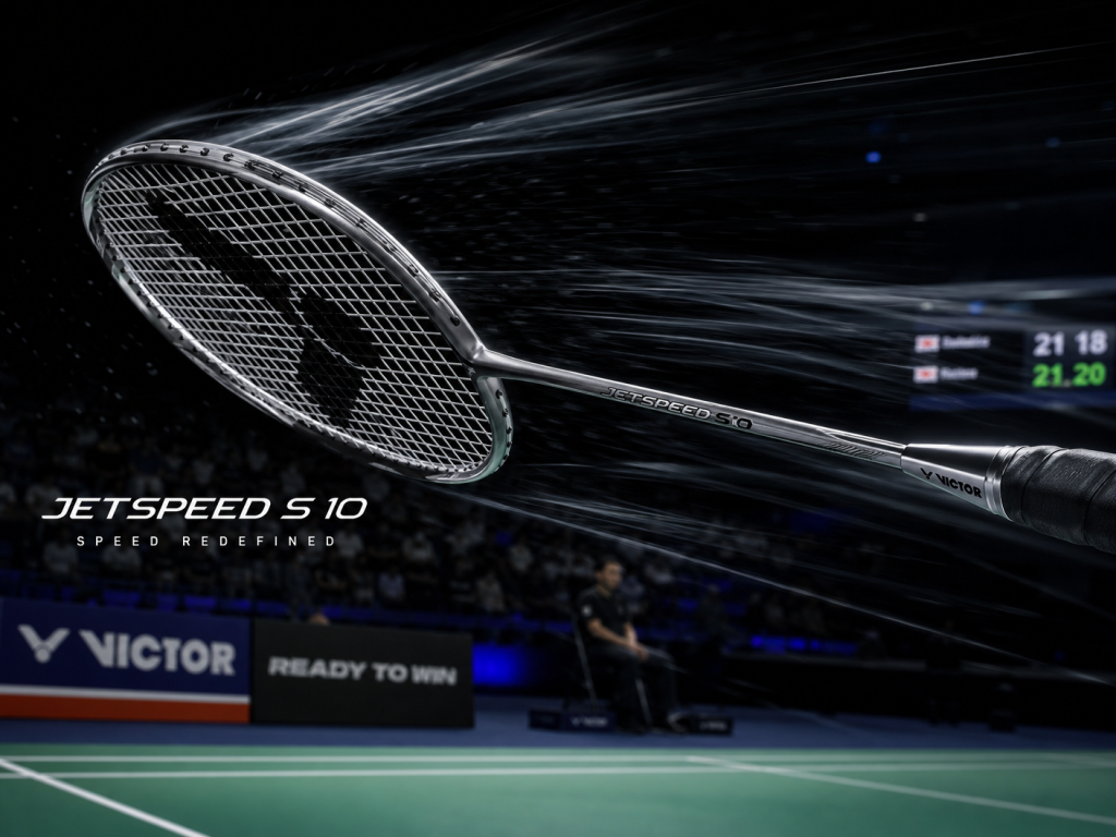 Victor Jetspeed S 10 badminton racket