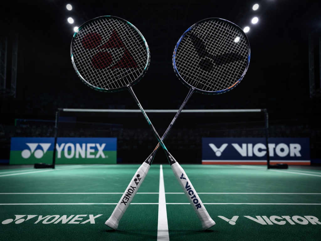 Yonex vs Victor badminton racket